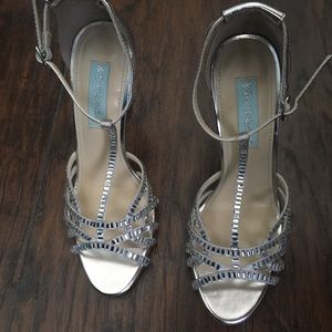 Ruby High Heels, Blue by Betsey Johnson
